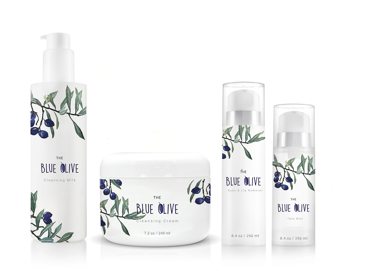 olive's_packaging04 The blue olive's 護膚品包裝設計01